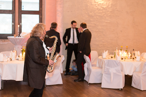 saxophonist auf hochzeit